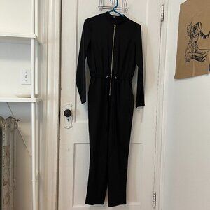 Long Sleeve Black Jumpsuit